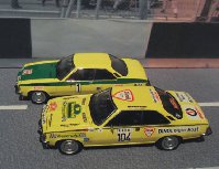 Hinten: RIOC-Rallye Regensburg<br />Fahrer: Röhrl / Berger 1973<br />Vorne: Rallye Monte Carlo 1976<br />Fahrer: Klemenz / Lyding
